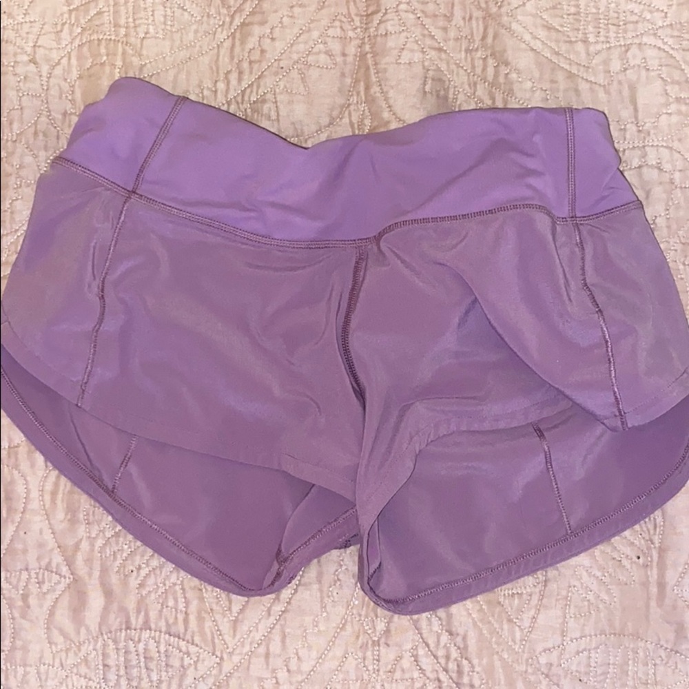 Purple lululemon shorts!